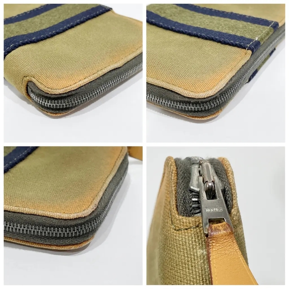 ๐ผ SALE ๐ผ HERMES MIXED-TONE COMPACT WALLET - Picture 4 of 5